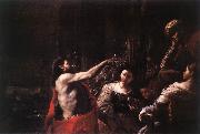 PRETI, Mattia St John the Baptist before Herod af china oil painting reproduction